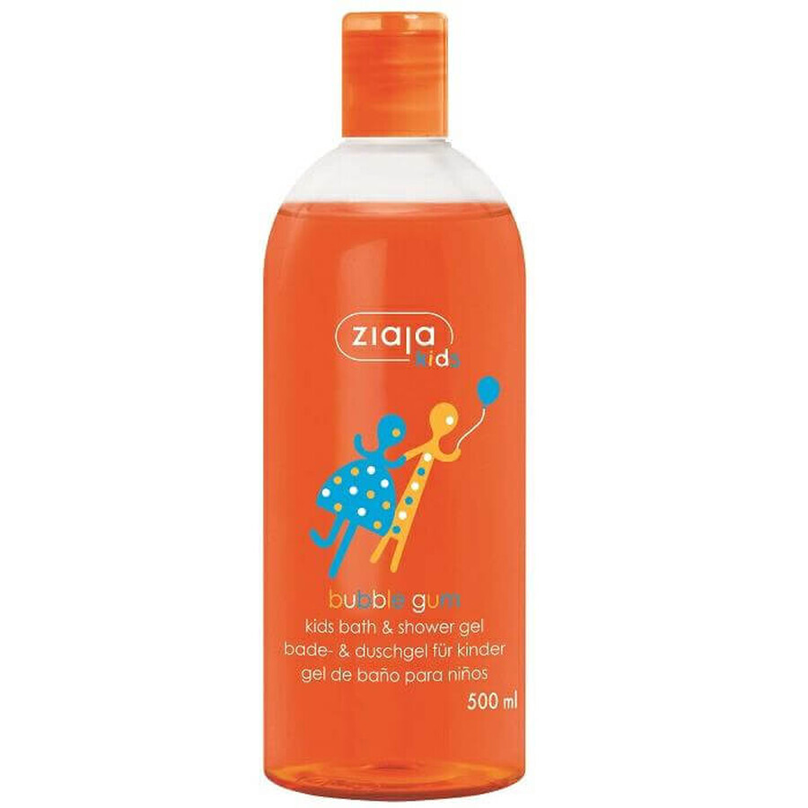 Children's shower gel with bubblegum fragrance, 500 ml, Ziaja