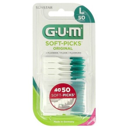 Soft Picks Original Grote interdentale ragers, 50 stuks, Sunstar Gum