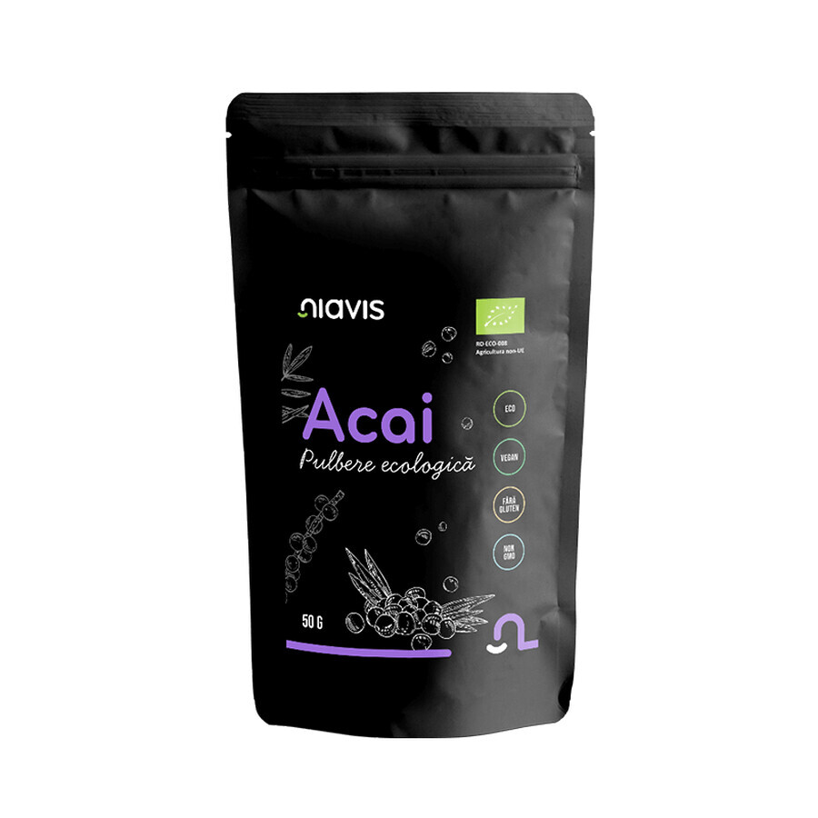 Acai Ecológico en Polvo, 50 g, Niavis