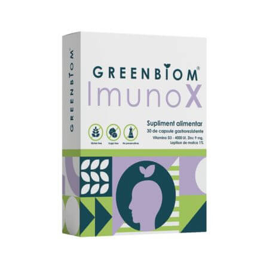 Imuno X, 30 cápsulas, Greenbiom