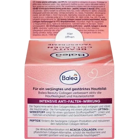 Balea Crema facial con colágeno, 50 ml