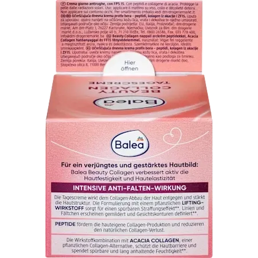 Balea Crema facial con colágeno, 50 ml