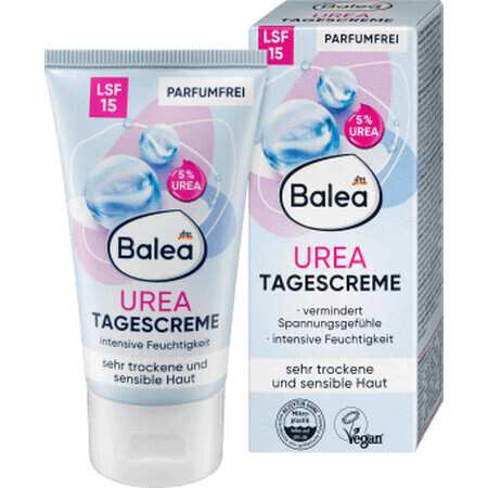 Balea Face Cream with Urea and SPF15, 50 ml