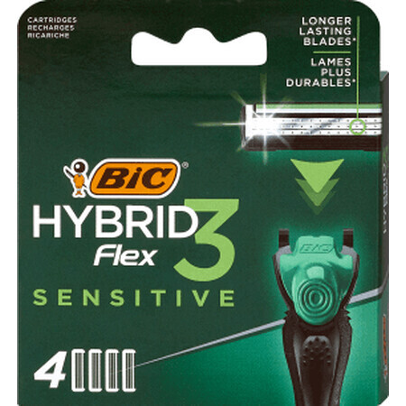 Recambios de maquinilla BIC 3Flex 3 Sensitive, 1 unidad