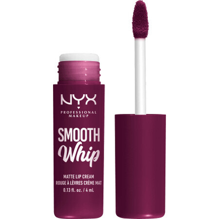 Nyx Professional MakeUp Barra de labios mate Nyx Smooth Whip 11 Berry Bed Sheets, 4 ml