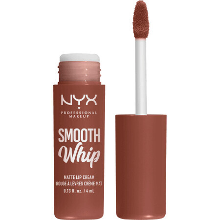 Nyx Professional MakeUp Lápiz de labios mate Smooth Whip 24 Memory Foam, 4 ml