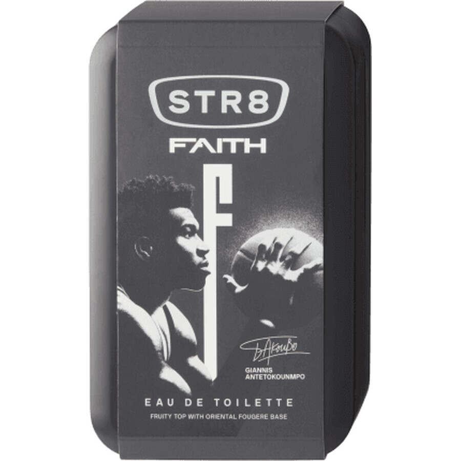 STR8 Eau de toilette da uomo Faith con custodia, 100 ml