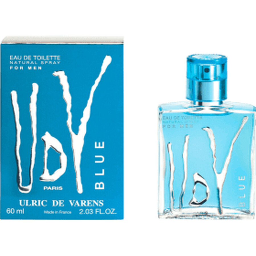 Ulric de Valens Toiletwater voor Mannen Blauw, 60 ml