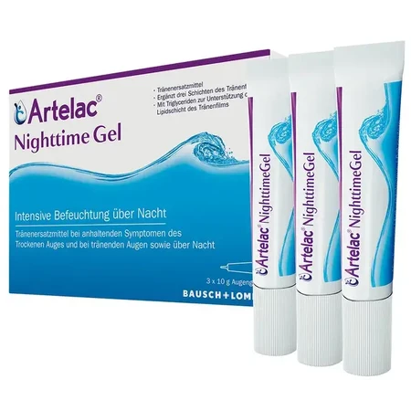 Artelac Nighttime eye gel, 3 x 10 g, Bausch + Lomb