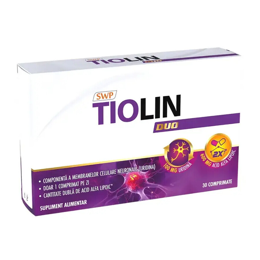 Tiolin Duo, 30 comprimidos, Sun Wave Pharma