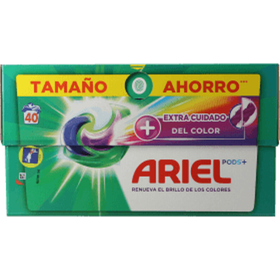 Cápsulas de detergente Ariel All-in-1 Color, 40 unidades