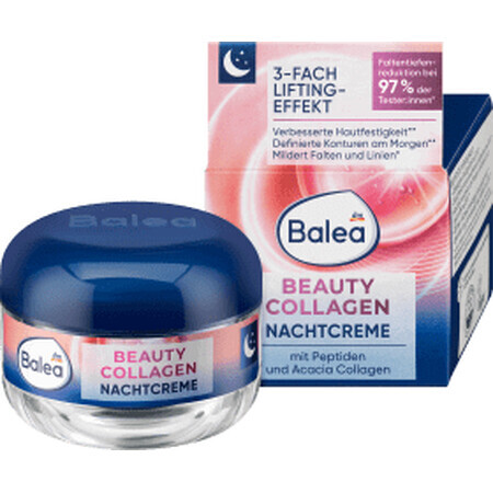 Balea Crema facial de noche con colágeno, 50 ml