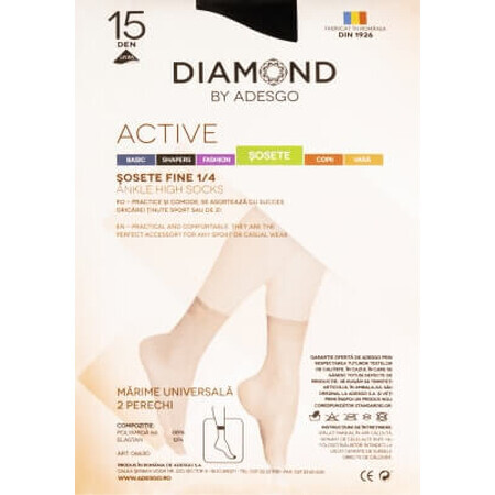 Calcetines activos de mujer Diamond gacela talla 1/4, 1 pieza