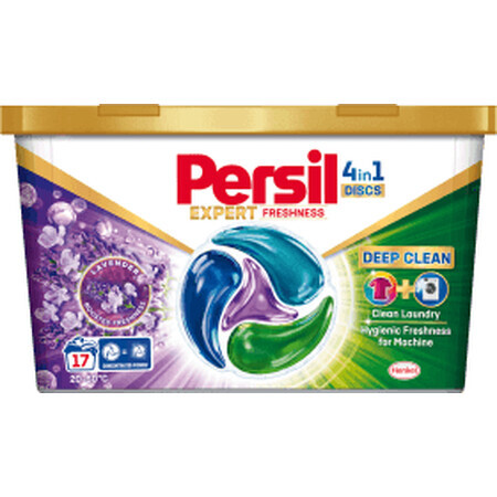 Disques détergents Persil Expert Lavande, 17 pièces