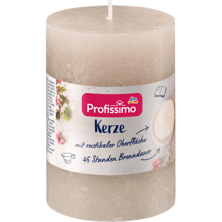 Profissimo Candela rustica 100/68 grigio sfumato, 1 pezzo