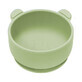 Bol de silicona con ventosa The Little Bear, 6 meses+, Raw Green, Appekids