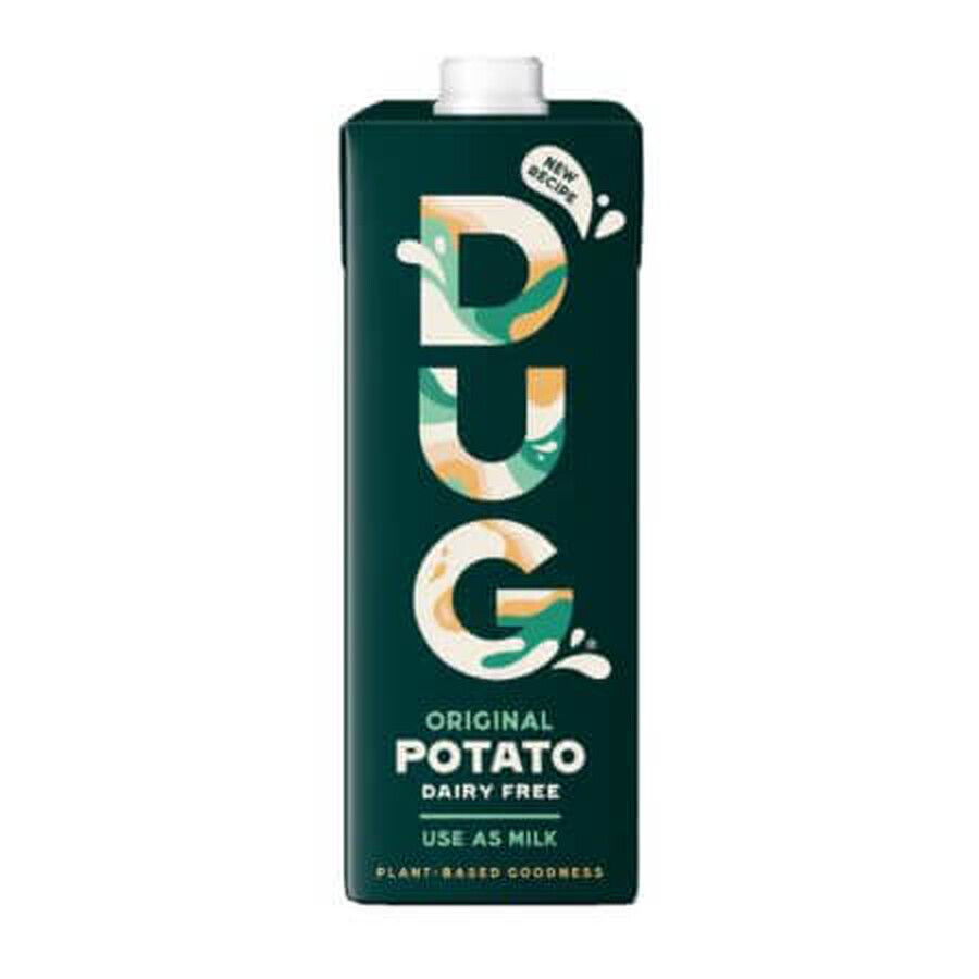 Bebida vegetal a base de patatas, sin gluten ni alérgenos, Original, 1000 ml, Dug