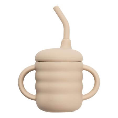 Tasse en silicone avec paille, 6 mois et plus, Bubb, Appekids