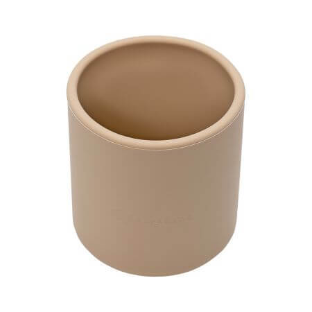 Vaso de silicona, 6 meses+, Bubble Beige, Appekids