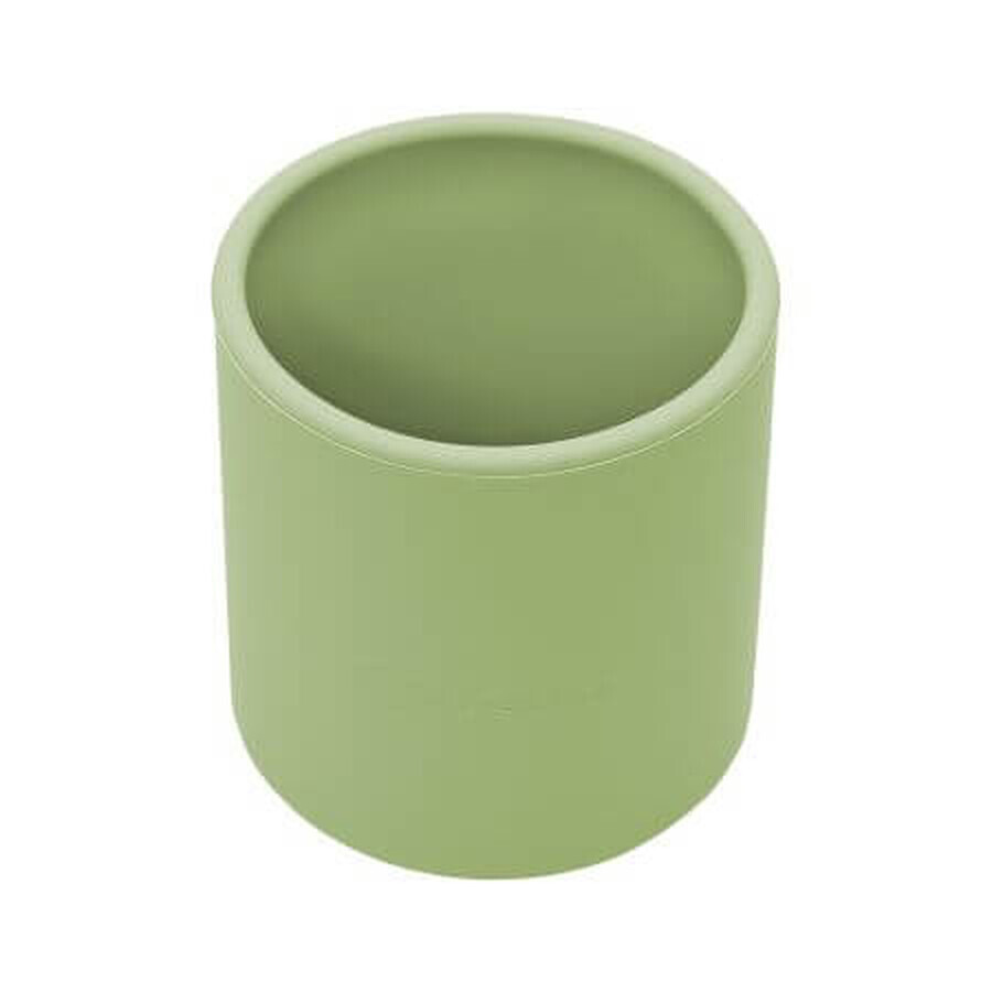 Vaso de silicona, 6 meses+, Raw Green, Appekids