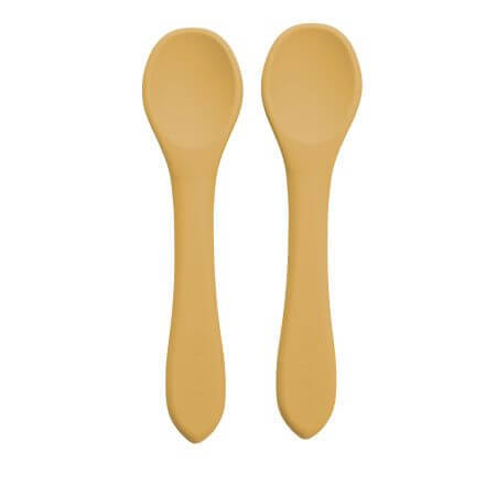 Set de cuillères en silicone, 6 mois+, Honey, Appekids