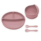 Basic Silikon Ablenkungsset, 6 Monate+, Old Rose, Appekids