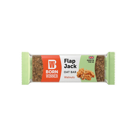 Flap Jack Nut Barrita de Avena, 90 g, Born Winner