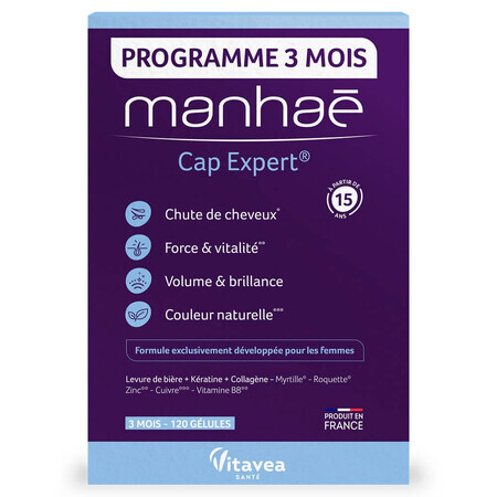 Cap Expert, 120 cápsulas, Manhae