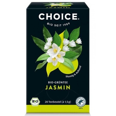 Té verde orgánico Jasmin Choice, 20 bolsitas, Yogi Tea