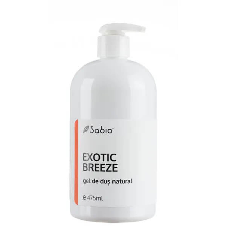 Gel de dus natural Exotic Breeze, 475 ml, Sabio