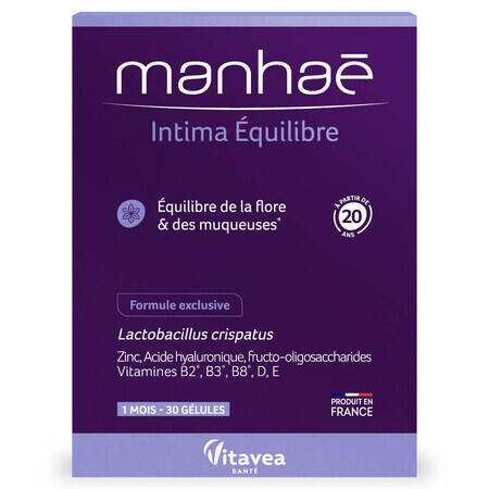 Intima Equilibre, 30 capsule vegetali, Manhae