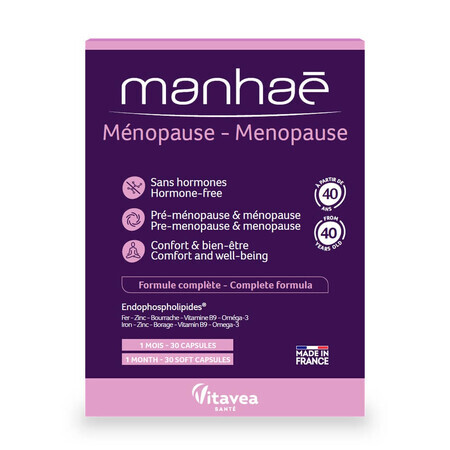 Menopause, 30 capsules me, Manhae