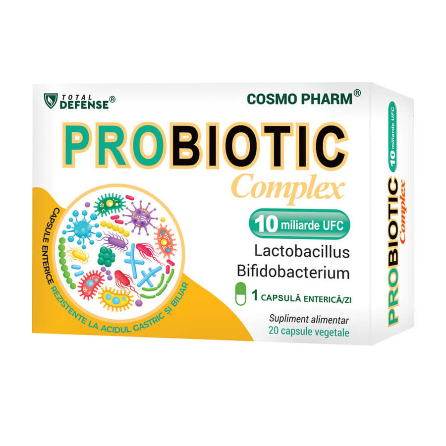 Probiotic Complex 10mld, 20 capsule, Cosmopharm