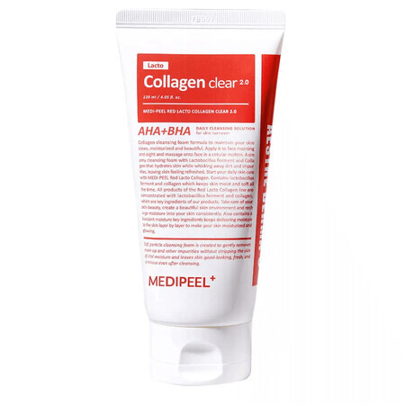 Mousse nettoyante Lacto Collagen Clear 2.0, 120 ml, Medi-Peel