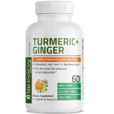 Turmeric and Ginger, 1950 mg, 60 capsules, Bronson Laboratories