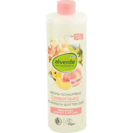 Alverde Naturkosmetik Badeschaum mit Pfirsich- und Quittenaroma, 400 ml