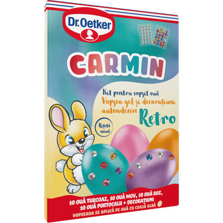 Dr. Oetker Retro Egg Gel Kit, 20 g