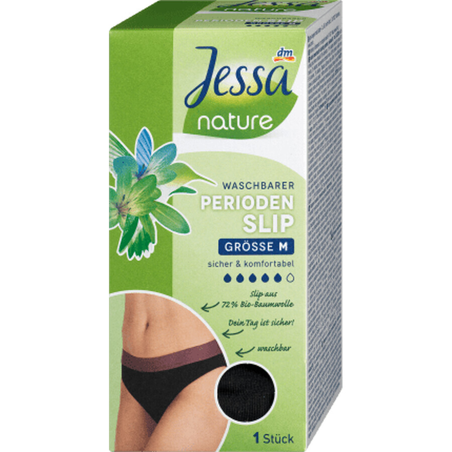 Culotte menstruelle lavable Jessa nature taille M, 1 pièce