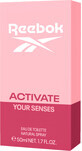 Reebok ACTIVATE YOUR SENSES eau de toilette para hombre, 50 ml