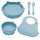 Kitty Silicone Diversion Set, Aqua Blue, Appekids