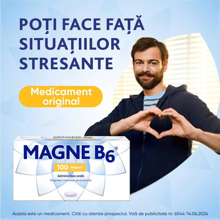 Magne B6, 100 comprimidos, Sanofi