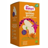 Organic teething biscuits with carrot and pumpkin, +6 months, 20g, Hey Baby