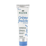 Crema hidratante 3 en 1 para todo tipo de pieles Creme Fraiche de Beaute, 48H, 100 ml, Nuxe