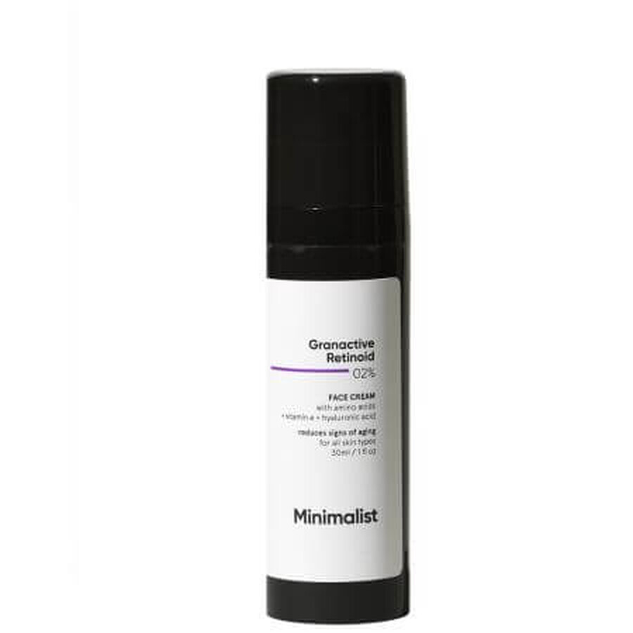 Hydraterende crème voor de huid Retinoïde 0,2%, 30 ml, Minimalist