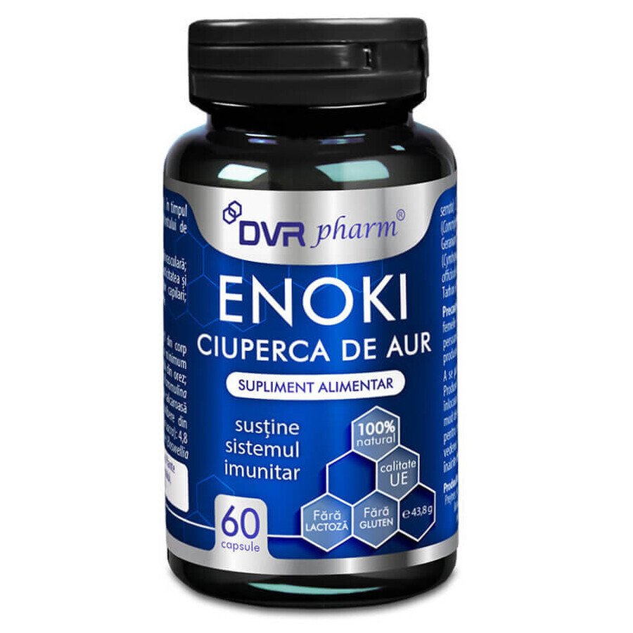 Fungo Enoki dorato, 60 capsule, DVR Pharm