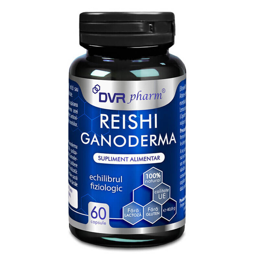 Ganoderma Reishi Triterpense Gestandaardiseerd, 60 capsules, DVR Pharm