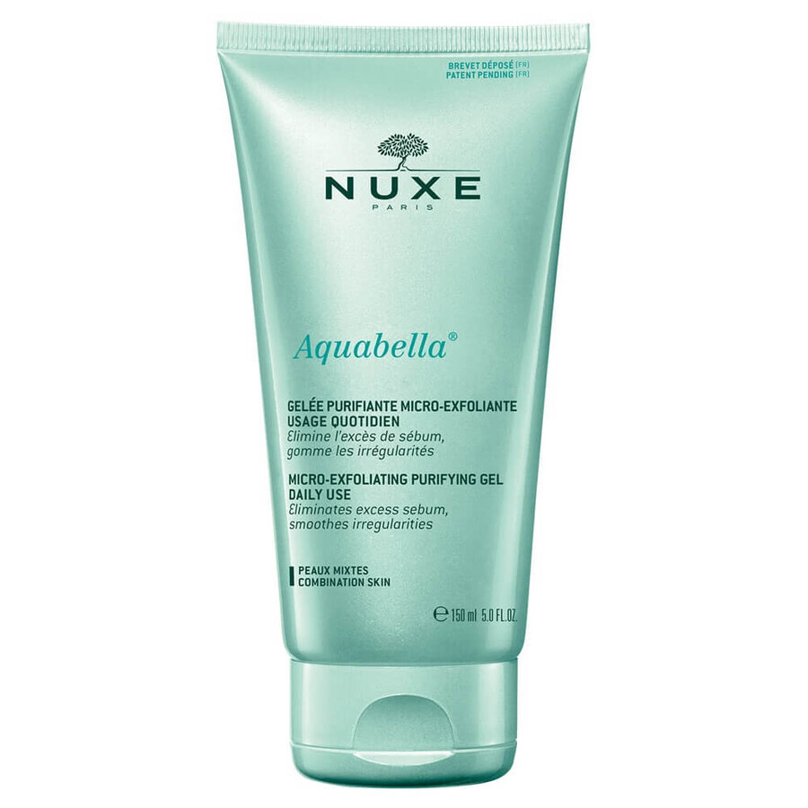 Gel purificante microexfoliante para pieles mixtas Aquabella, 150 ml, Nuxe