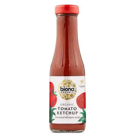 Biologische ketchup met agavesiroop, 340 g, Biona