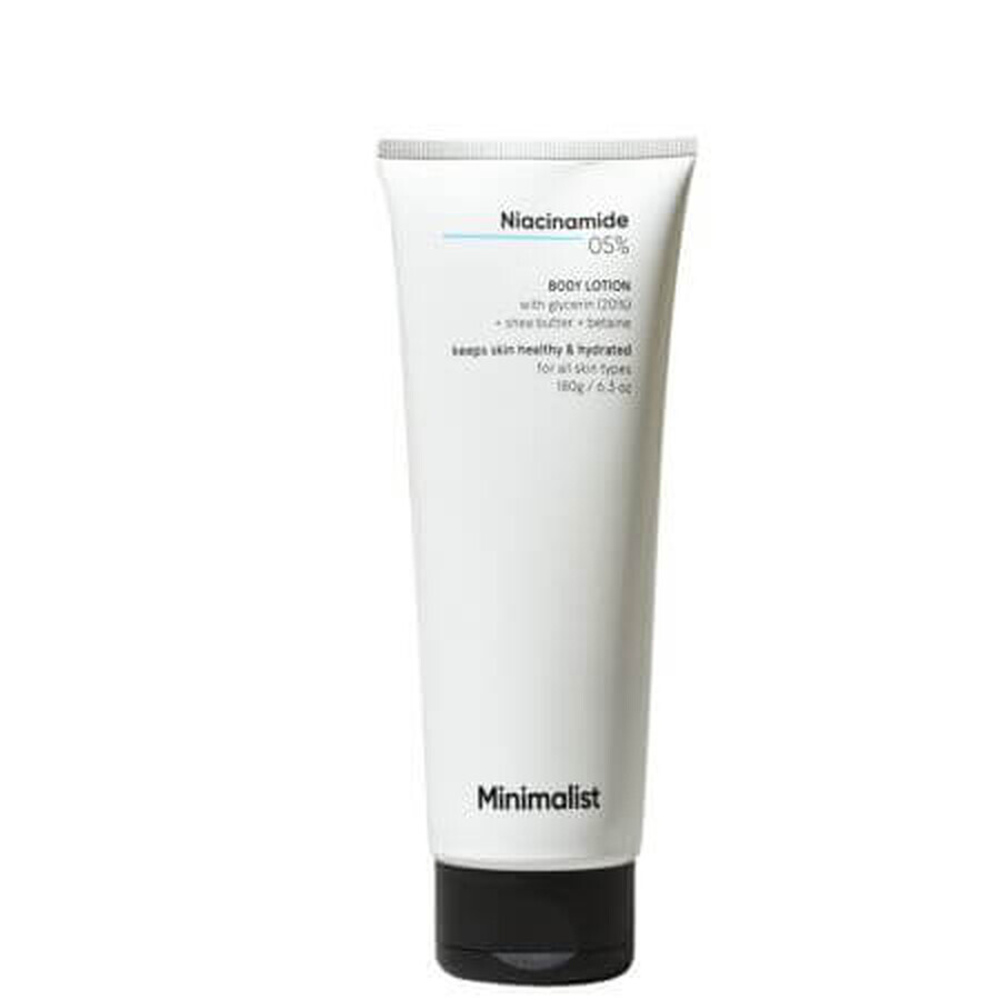 Loción corporal con 5% de niacinamida, 180 g, Minimalista