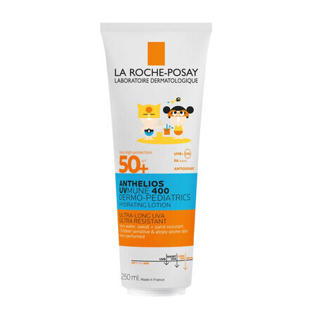 Loțiune hidratantă cu SPF 50+ față și corp pentru copii Anthelios Dermo-Pediatrics, 250 ml, La Roche-Posay